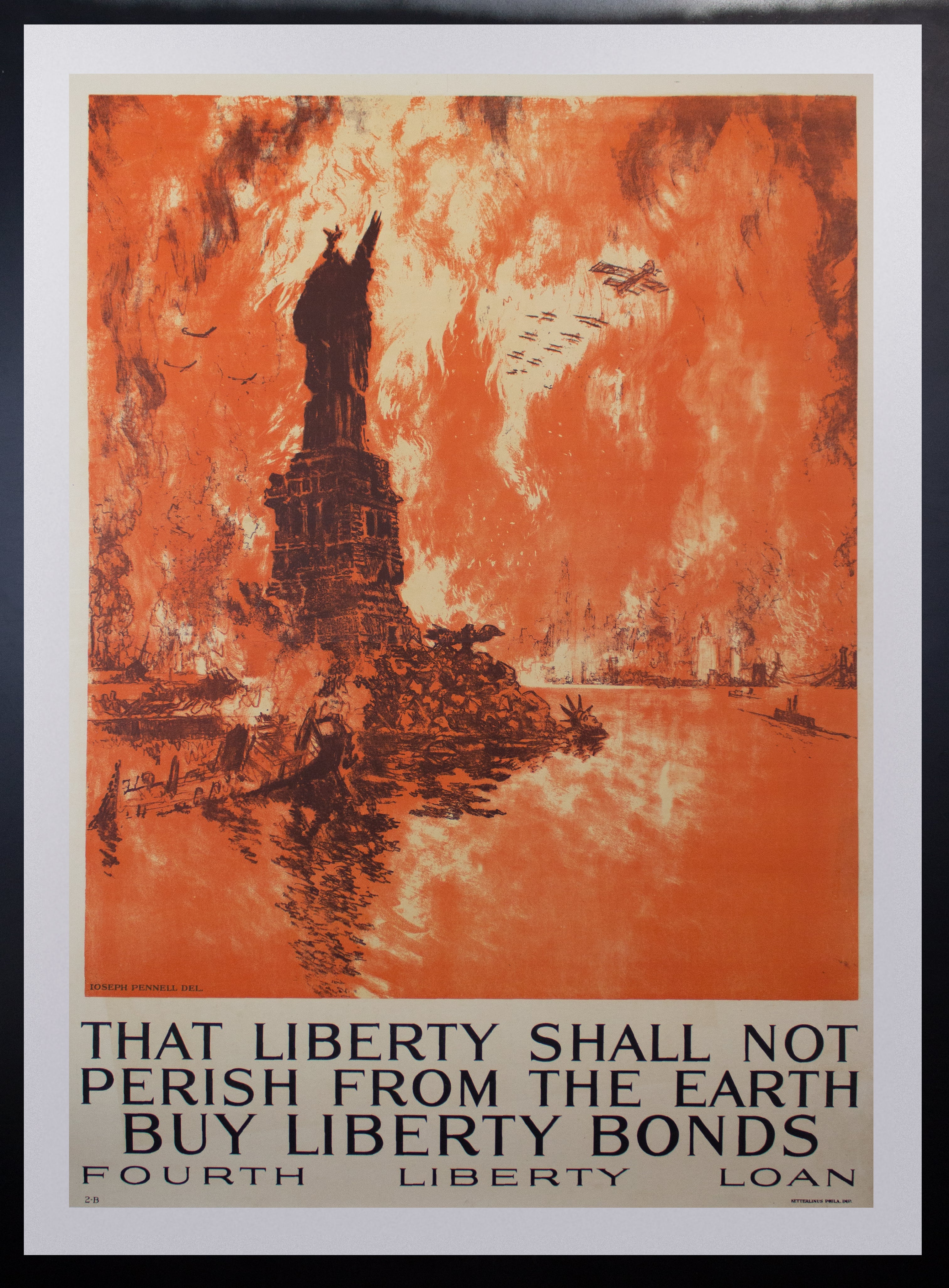 1918 That Liberty Shall Not Perish From Earth Poster by Joseph