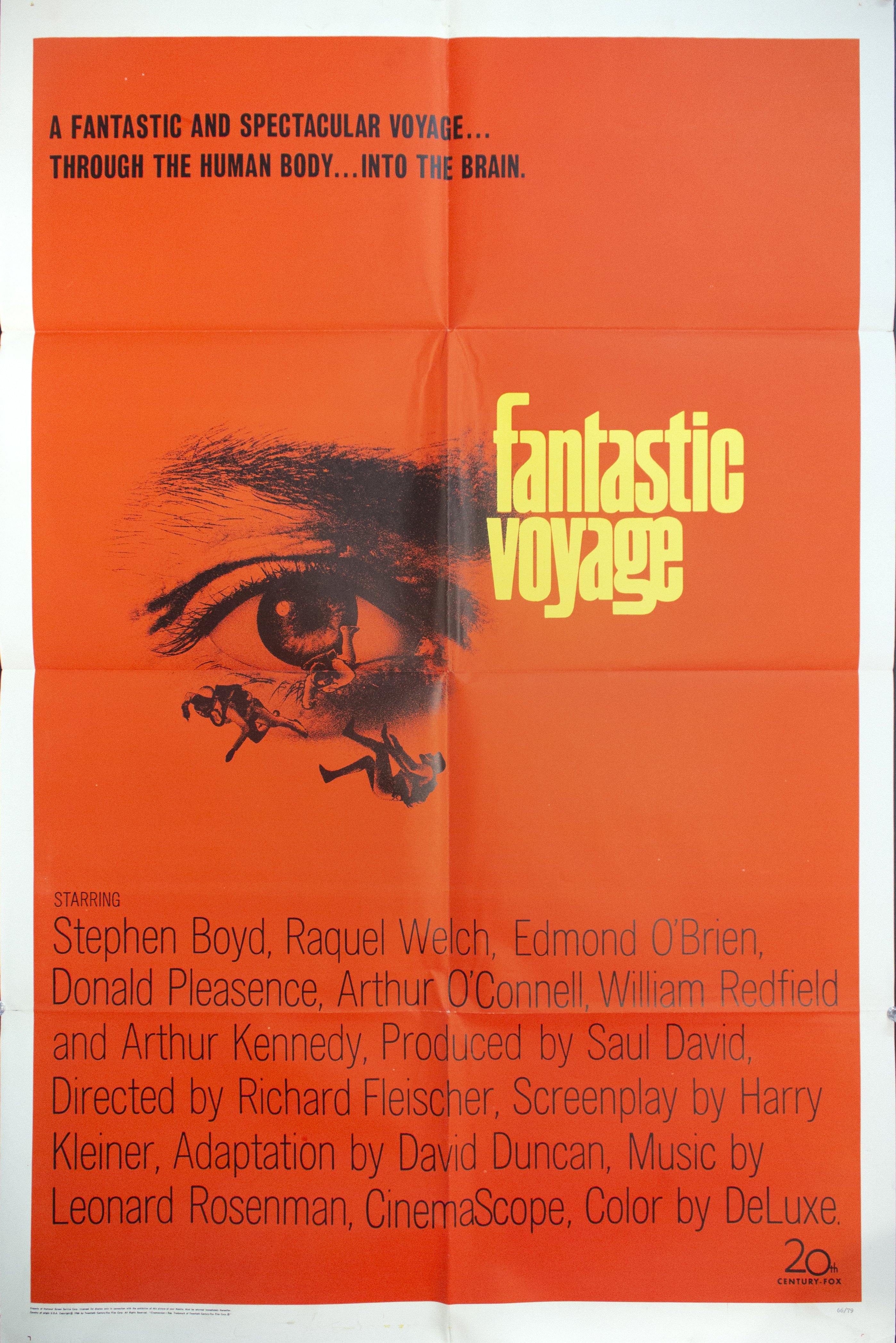 Fantastic Voyage Movie Poster' Poster, picture, metal print, paint by King Lui Fantastic Voyage Movie Poster' Poster, picture, metal print, paint by King Lui