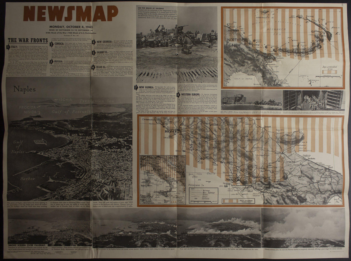 1943 Mournful Melodies Watch Out for Bobby Traps WWII Newspaper Poster