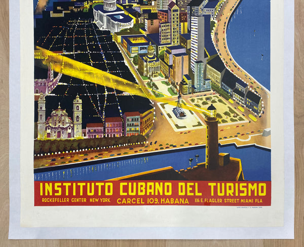 c.1950 Cuba Habana Instituto Cubano Del Turismo Havana Caribbean Travel