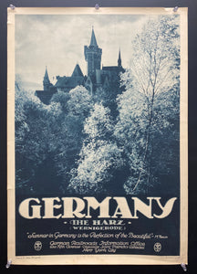 c.1933 Germany German Travel Wernigerode Castle Harz Mountains
