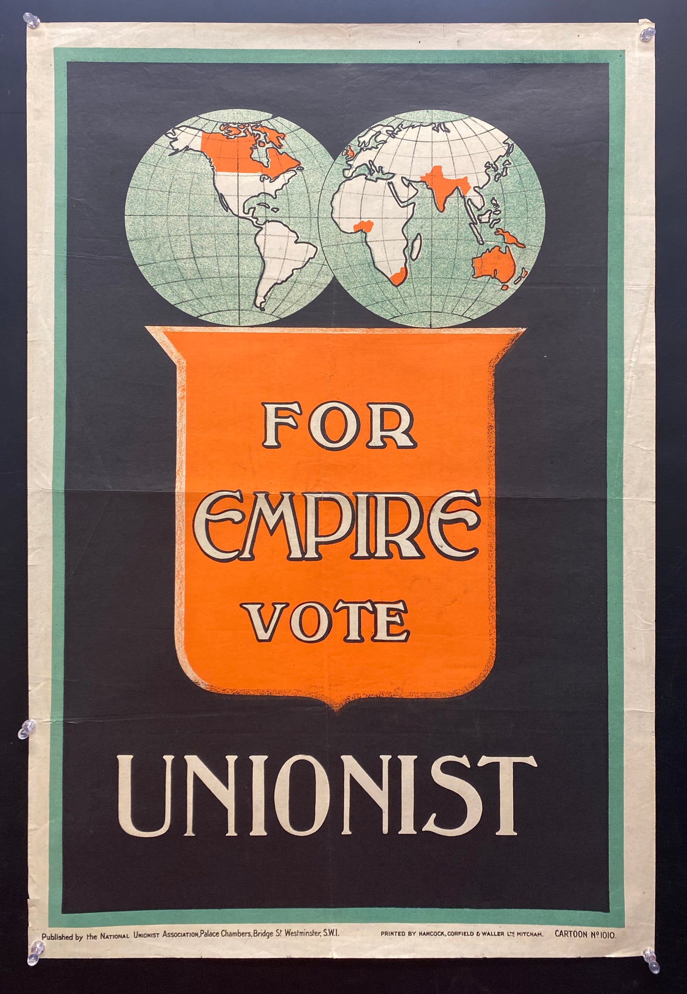 c.1924 For Empire Vote Unionist British Political Conservative Party