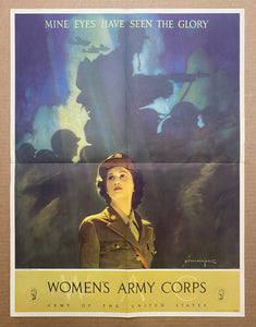 1944 Mine Eyes Have Seen The Glory Women’s Army Corps Schlaikjer WWII WAC