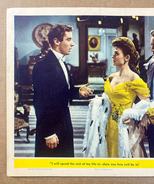 1945 The Picture of Dorian Gray Lobby Card MGM Horror Oscar Wilde