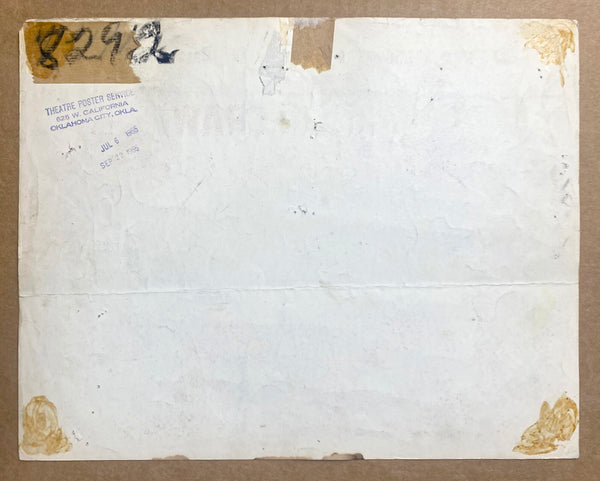 1954 Johnny Guitar Title Lobby Card John Crawford Nicholas Ray