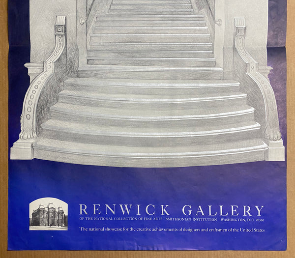 1972 Renwick Gallery Reopening Poster by Lowell Nesbitt Smithsonian Washington DC