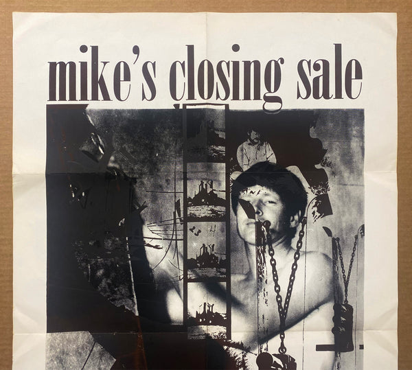 1970 Michael Bigger Closing Sale Sculpture Art Exhibition Poster Providence