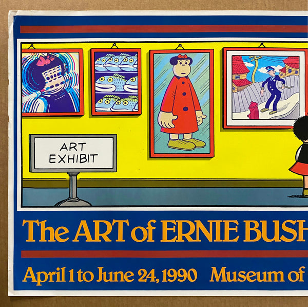 1990 The Art of Ernie Bushmiller’s Nancy Cartoon Art Exhibit Sluggo