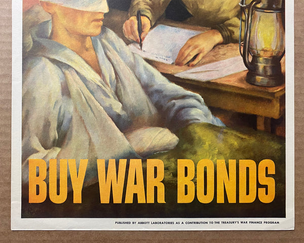 1943 Carry On! Buy War Bonds by Joseph Raskin Abbott Laboratories WWII