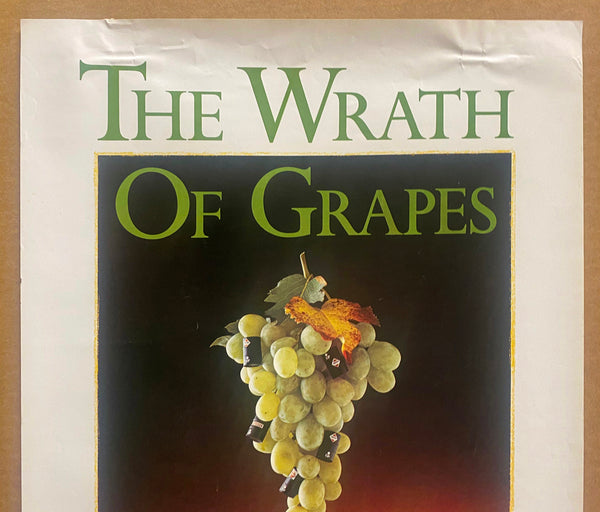 c.1984 The Wrath Of Grapes Join The Boycott United Farm Workers