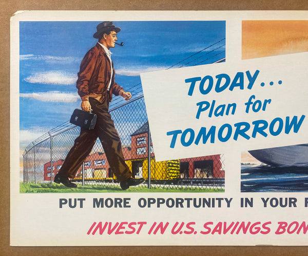 1949 Today…Plan For Tomorrow Invest In U.S. Savings Bonds Atomic Age