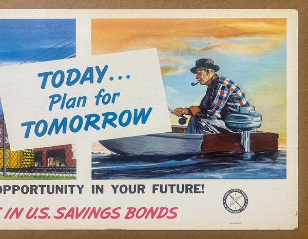 1949 Today…Plan For Tomorrow Invest In U.S. Savings Bonds Atomic Age