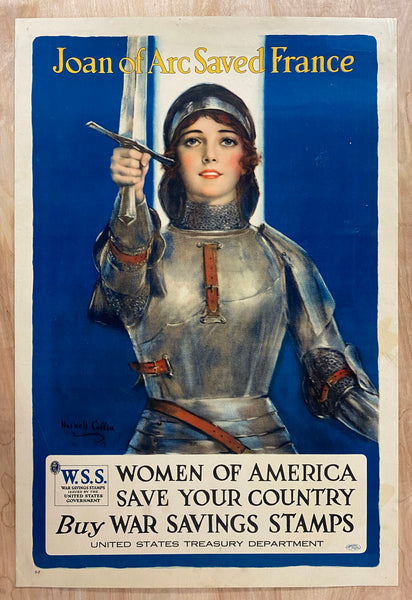 1918 Joan of Arc Saved France Women of American Save Your Country Haskell Coffin