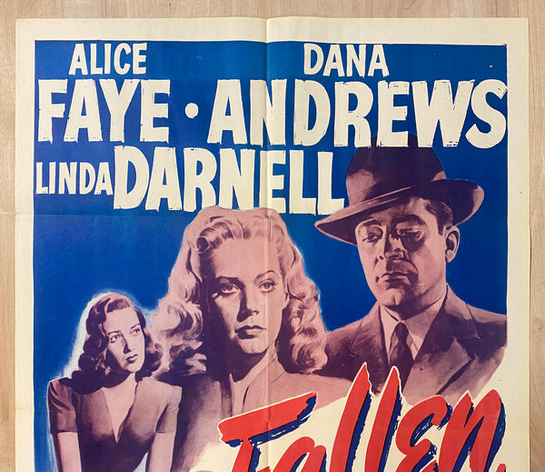 R-1953 Fallen Angel One Sheet Movie 1945 Film Noir Otto Preminger