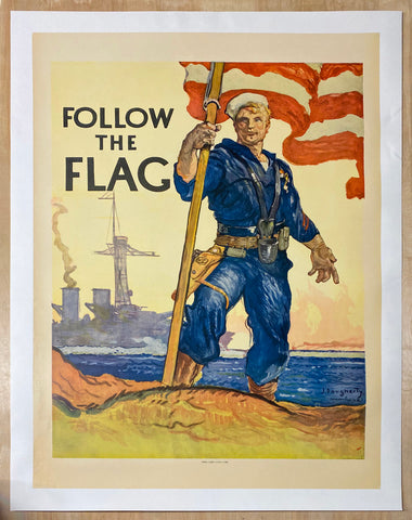 1931 Follow The Flag U.S. Navy Recruiting James H. Daugherty