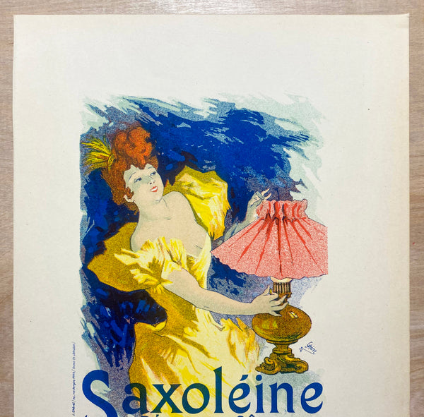 1895 Saxolene Petrole De Surete Jules Cheret Les Affiches Illustrees