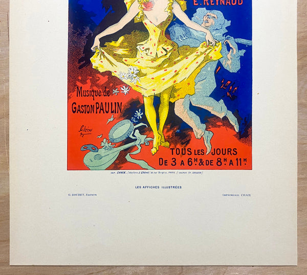 1886 Pantomimes Lumineuses Jules Cheret Les Affiches Illustrees