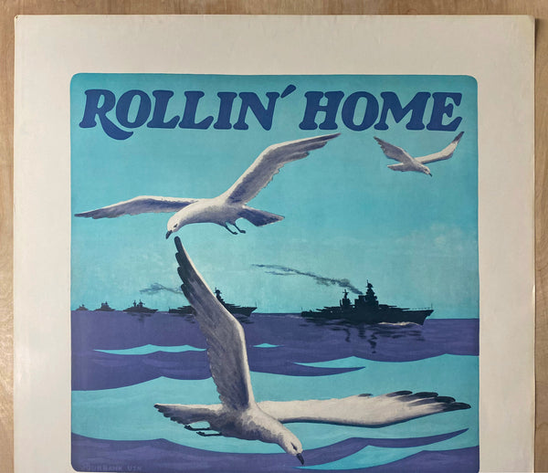 1934 Rollin' Home Old Ports New Ports Travel Far Learn Much with U.S. Navy Burbank