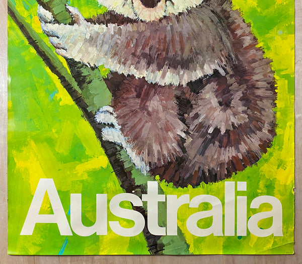 c.1970 American Airlines Australia Koala Bear in Tree