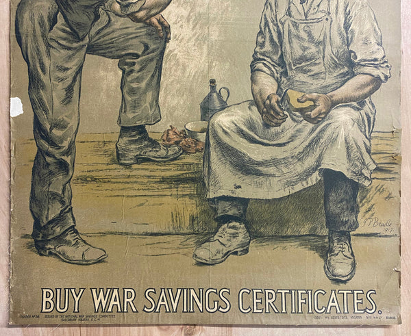 1917 It's Worth While That's Why | Buy War Savings Certificates