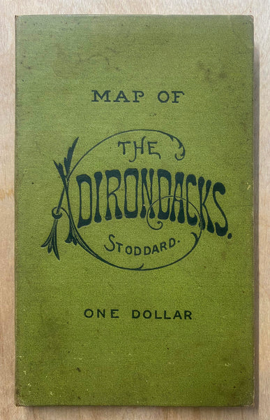 1882 Map of the Adirondacks Wilderness S.R. Stoddard 2nd Edition New York
