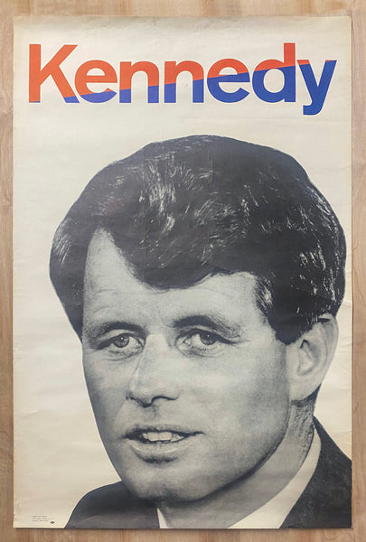 1968 Robert Kennedy for President Campaign Poster Large Size