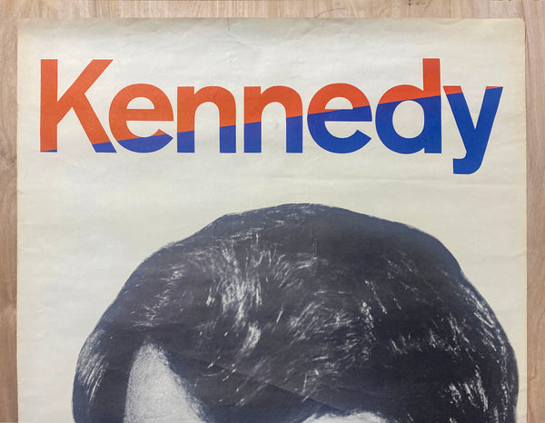 1968 Robert Kennedy for President Campaign Poster Large Size