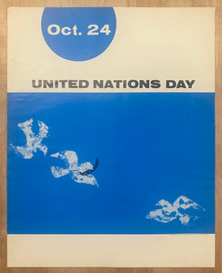 c.1970 United Nations Day October 24 UN Tom Tosti New York City