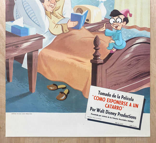 1951 How to Catch a Cold Walt Disney Productions Kleenex RKO D-161X