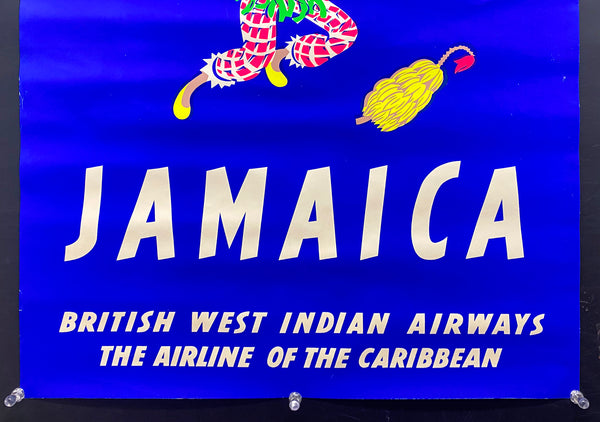 c.1950s BWIA JAMAICA British West Indian Airways Caribbean Aldo Cosomati