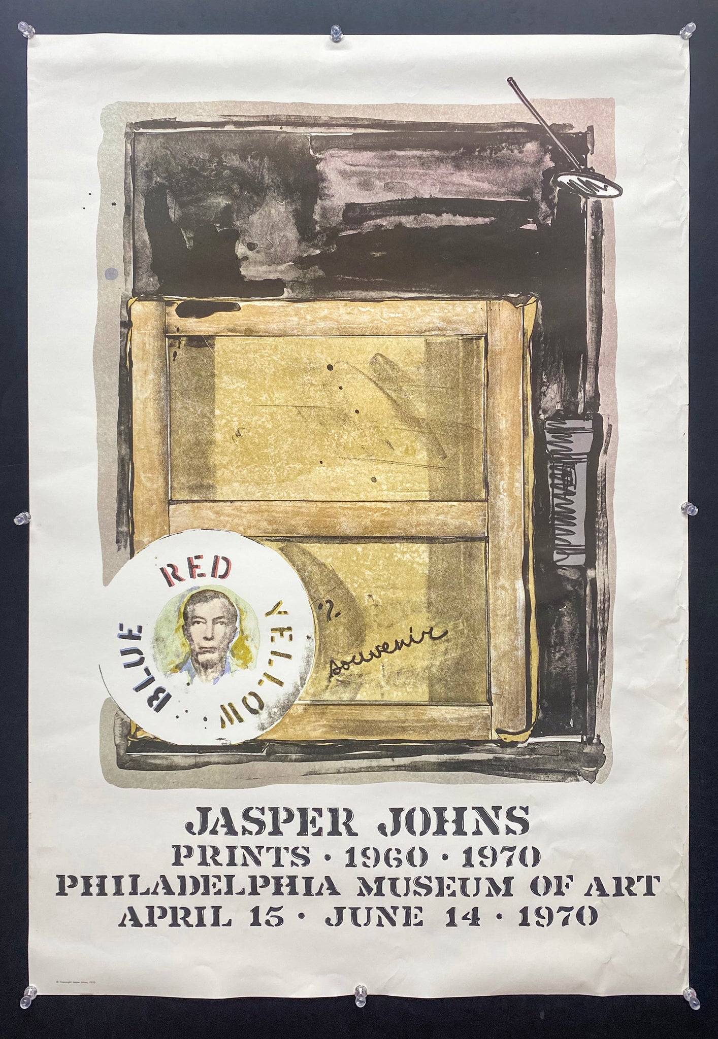 1970 Jasper Johns Souvenir Prints 1960-1970 Philadelphia Museum Art