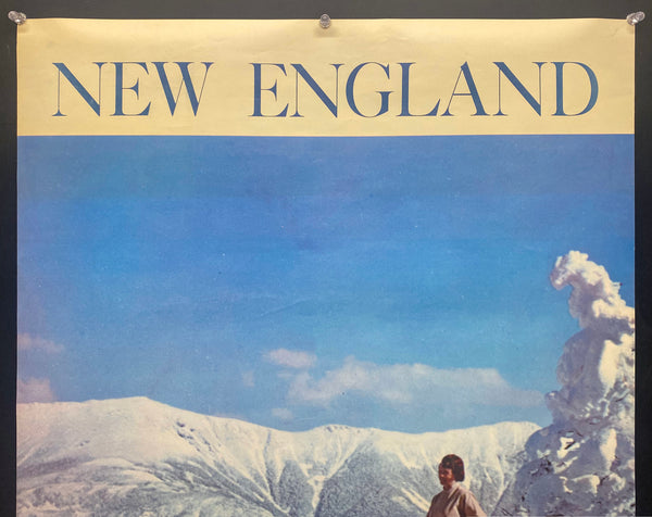 c.1959 Northeast Airlines New England Ski Skiing