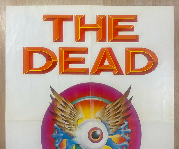 1980 The Dead Hank Harrison Grateful Dead Book Promo Poster Alton Kelley