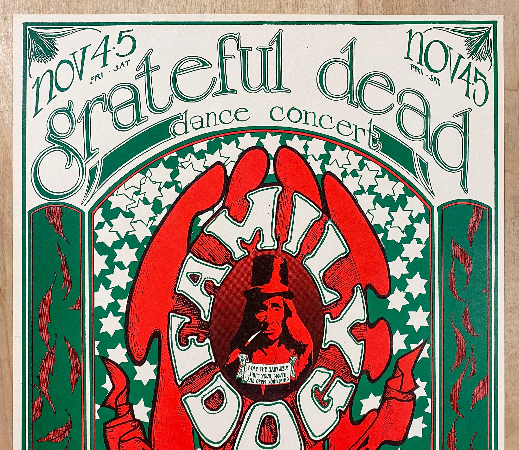 1966 Grateful Dead Oxford Circus Family Dog Avalon Ballroom Poster