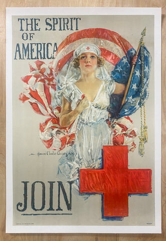 1919 The Spirit of America Red Cross Howard Chandler Christy