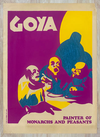 c.1962 Goya Painter of Monarchs and Peasants York Academy of Arts