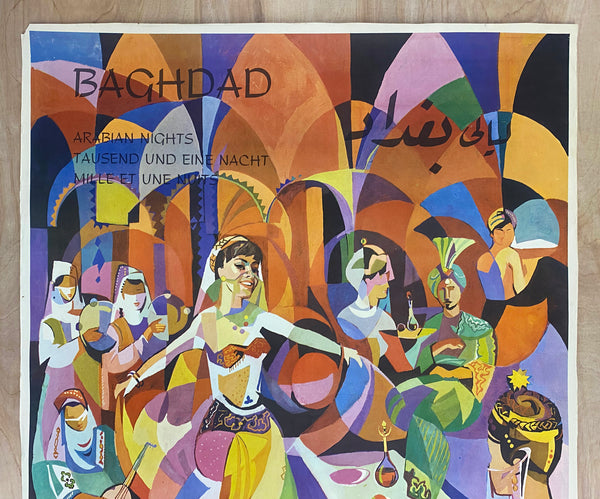 c.1960s Baghdad Arabian Nights Iraq Travel Y. Shakez Belly Dancers