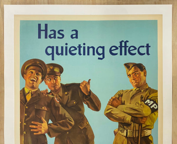 c.1945 Gulflex Lubrication Has A Quieting Effect Gulf Oil WWII Original