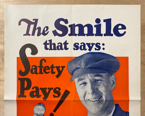 c.1927 The Smile That Says Safety Pays Photomontage