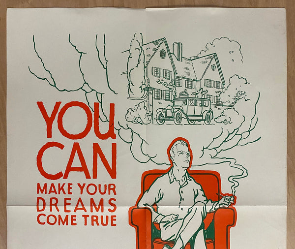 c.1927 Make Your Dreams Come True Practice Safety At All Times NSC