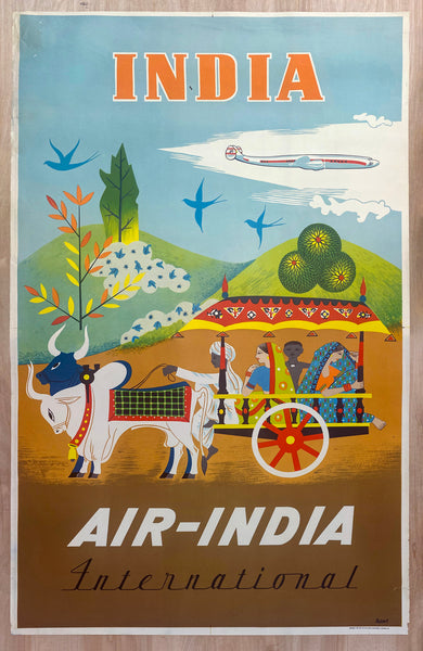 c.1956 Air India International Aisart Super Constellation