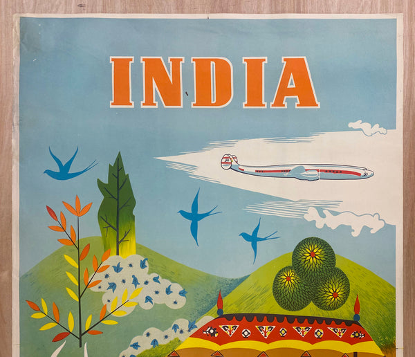 c.1956 Air India International Aisart Super Constellation