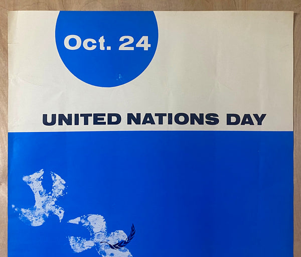 c.1970 United Nations Day October 24 UN Tom Tosti New York City