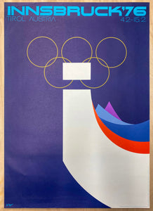 1976 Winter Olympics by Arthur Zelger Skiing Winter Sports