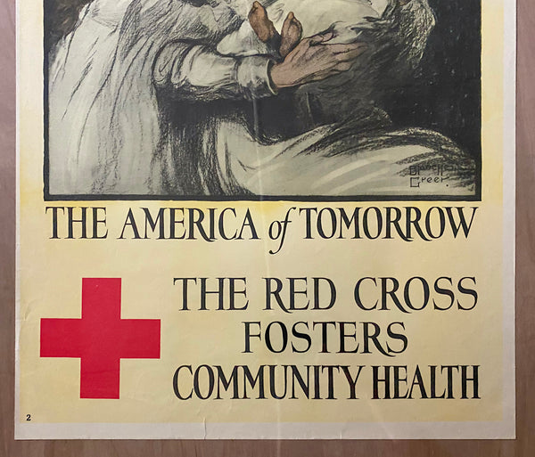 1918 The America of Tomorrow Red Cross Fosters Community Health Blanche Greer