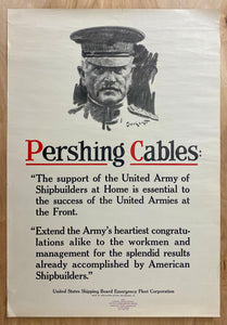 1918 Pershing Cables Shipping Board Emergency Fleet WWI William Oberhardt