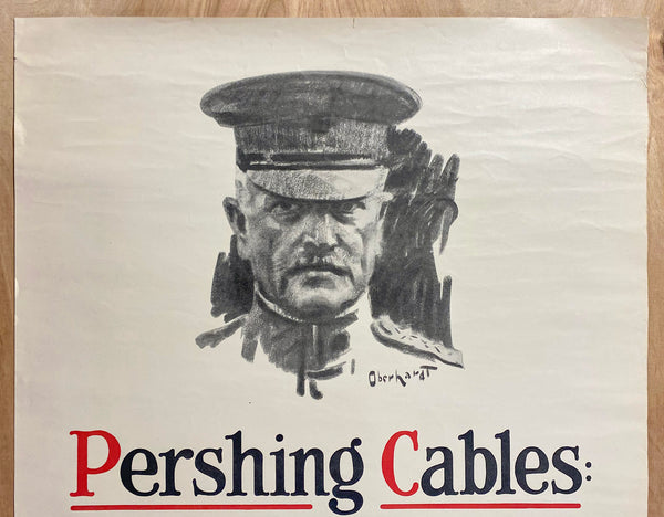 1918 Pershing Cables Shipping Board Emergency Fleet WWI William Oberhardt