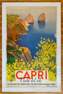 1948 Capri l'isola del sole Italy Travel Giuseppe Riccobaldi