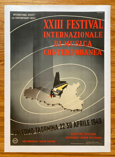 1949 International Society for Contemporary Music Festival Virgilio Retrosi Palermo