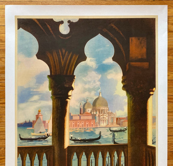 1938 Venezia Venice Italy Italian Travel Luigi Salomone ENIT